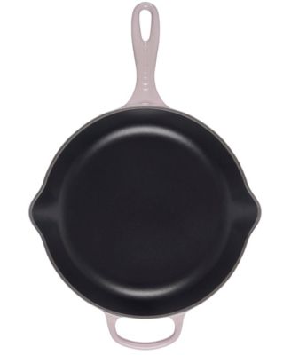Enameled Cast Iron Skillet with Helper Handle, 11.75" 