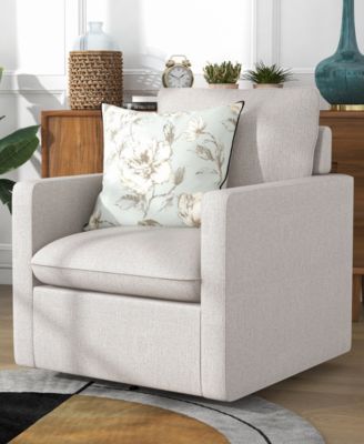 Lilia 34.5" Cushion Back Swivel Chair