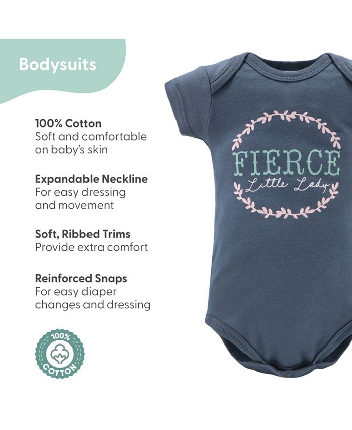 The Peanutshell Newborn Layette Gift Set for Baby Girls, Blue Pink