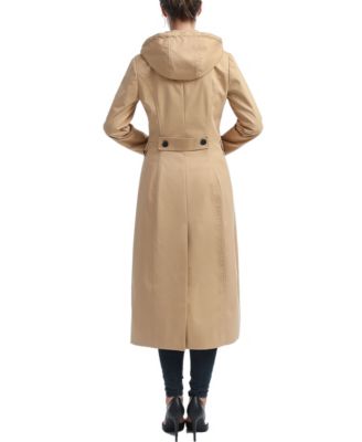 Women's Elana Water Resistant Long Trench Coat
