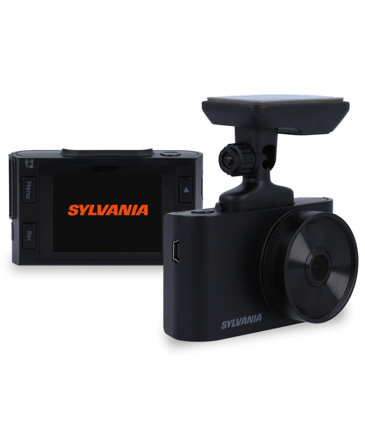 Sylvania Roadsight Basic Dash Camera - 110 Degree View, Hd 720p, 16gb Sd Memory Card Included, Loop Recording In Black