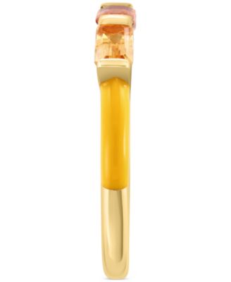 EFFY&reg; Citrine (3/4 ct. t.w) set in 14k gold-plated sterling silver (Also available in Black Spinel and London Blue Topaz)