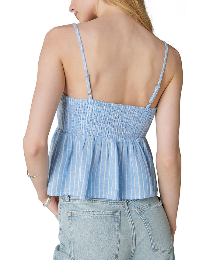 Lucky Brand Women's Striped Camisole Crop Top Macy's