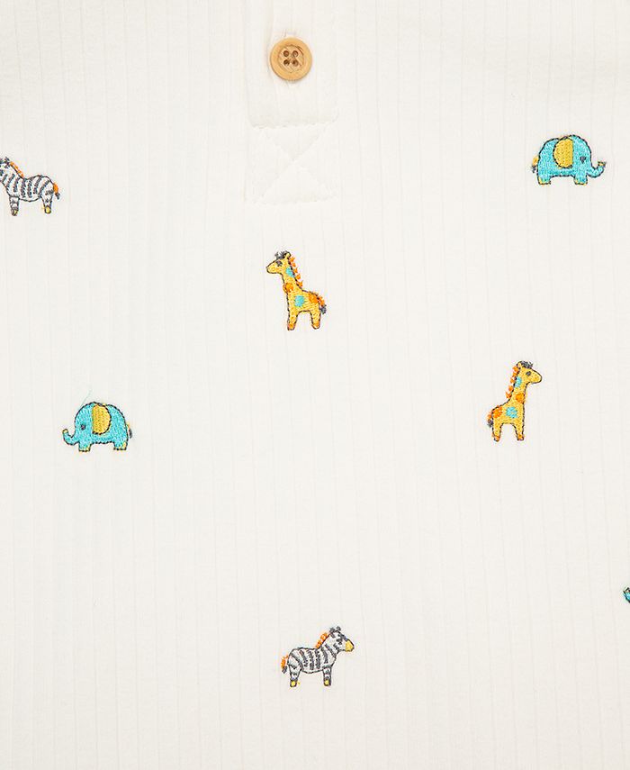 Little Me Baby Boys Safari Romper and Hat, 2 Piece Set Macy's