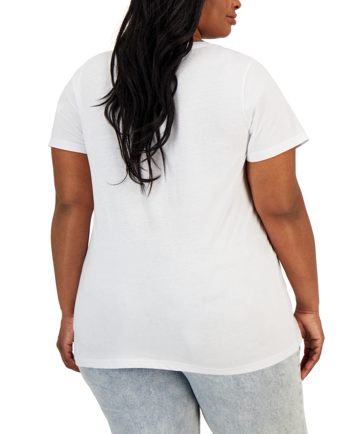 Hybrid Apparel Trendy Plus Size Graphic-Print T-Shirt