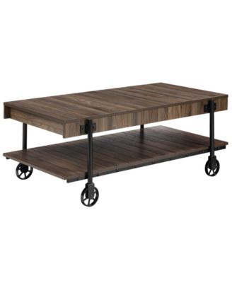 Luther 18" Steel Rectangle Coffee Table