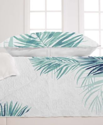 Palm Leaf Tropical Jungle Quilt Set