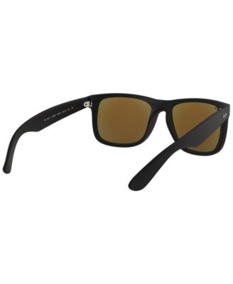 Unisex Low Bridge Fit Sunglasses, RB4165F JUSTIN COLOR MIX