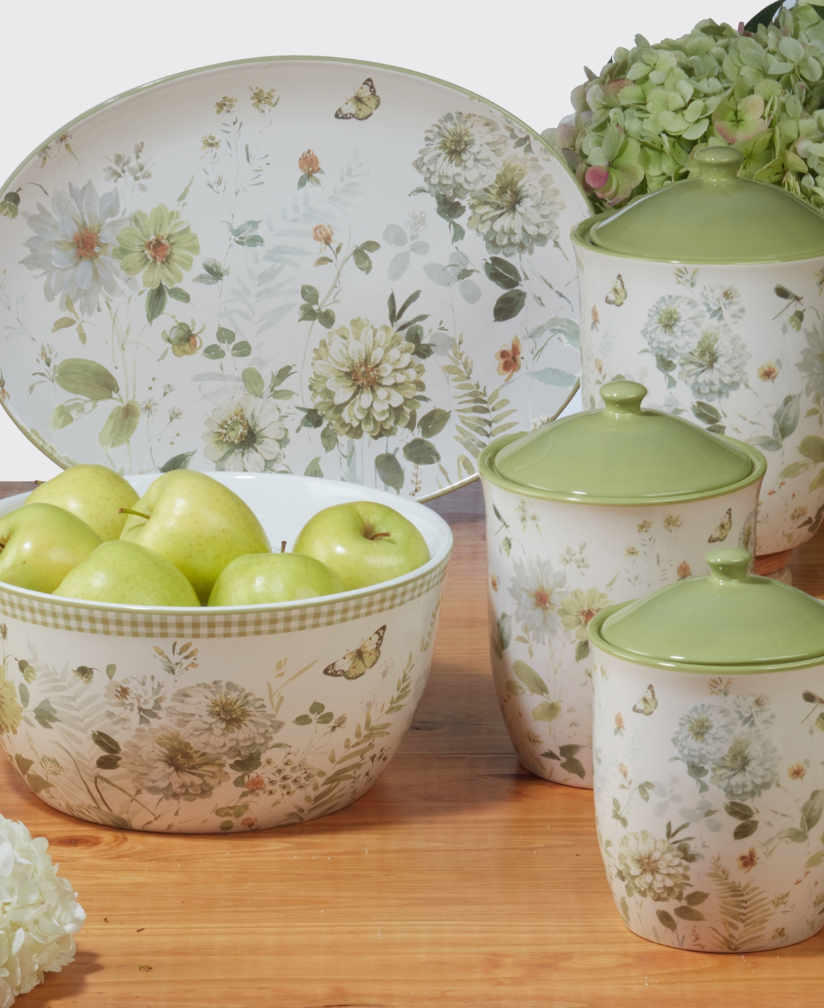 Certified International Green Fields Oval Platter