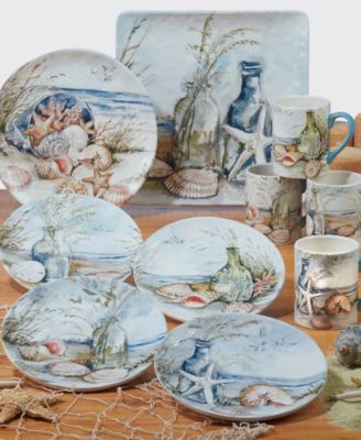 Coastal Landscape Set of 4 Dinner Plate 11"