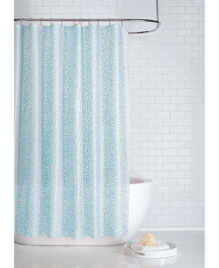 Home Design Dots PEVA Shower Curtain Set, 72" x 72", Created for Macy's