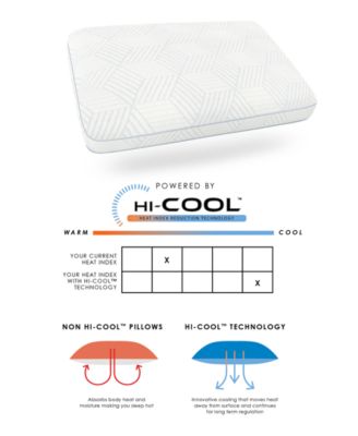 Gusseted Hi-Cool Memory Foam Pillow, Standard, Exclusively at Macy's