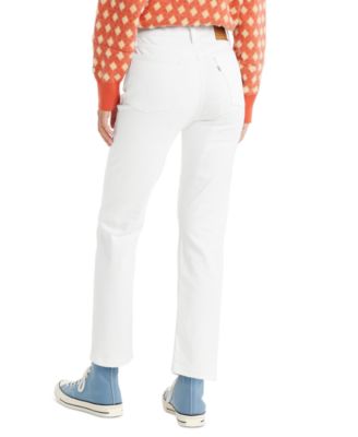 Women's Wedgie Straight-Leg High Rise Cropped Jeans