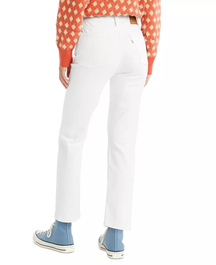 Women's Wedgie Straight-Leg High Rise Cropped Jeans - thumbnail 6