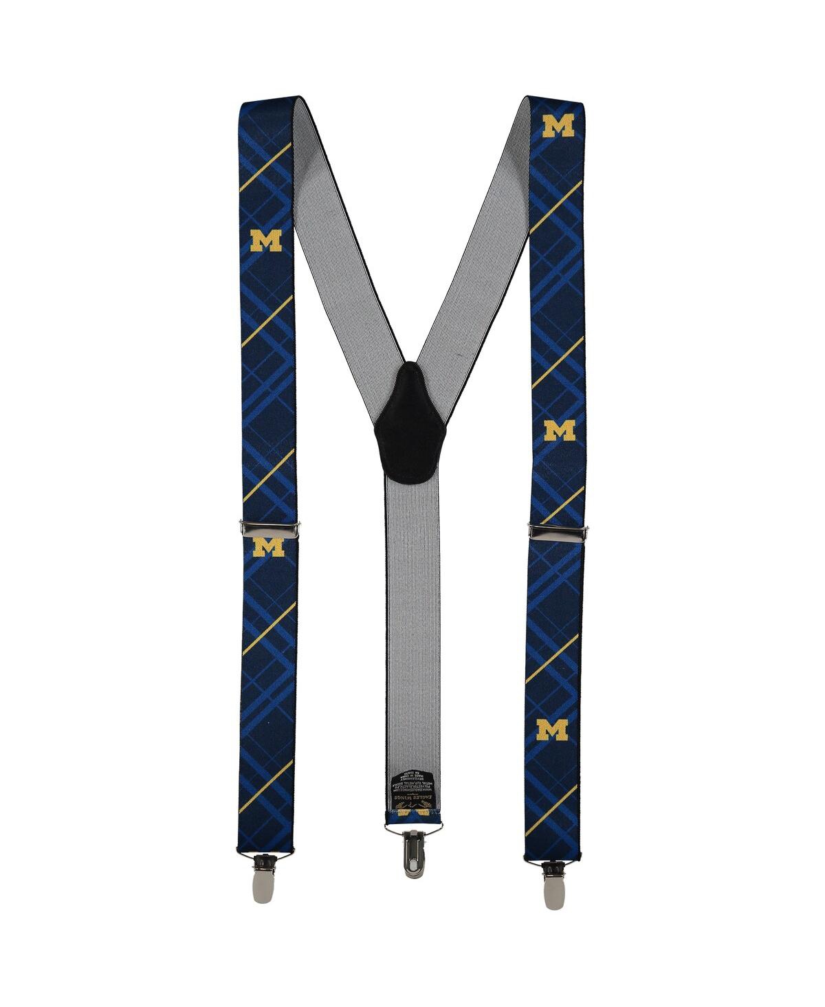 Men's Michigan Wolverines Suspenders - Navy