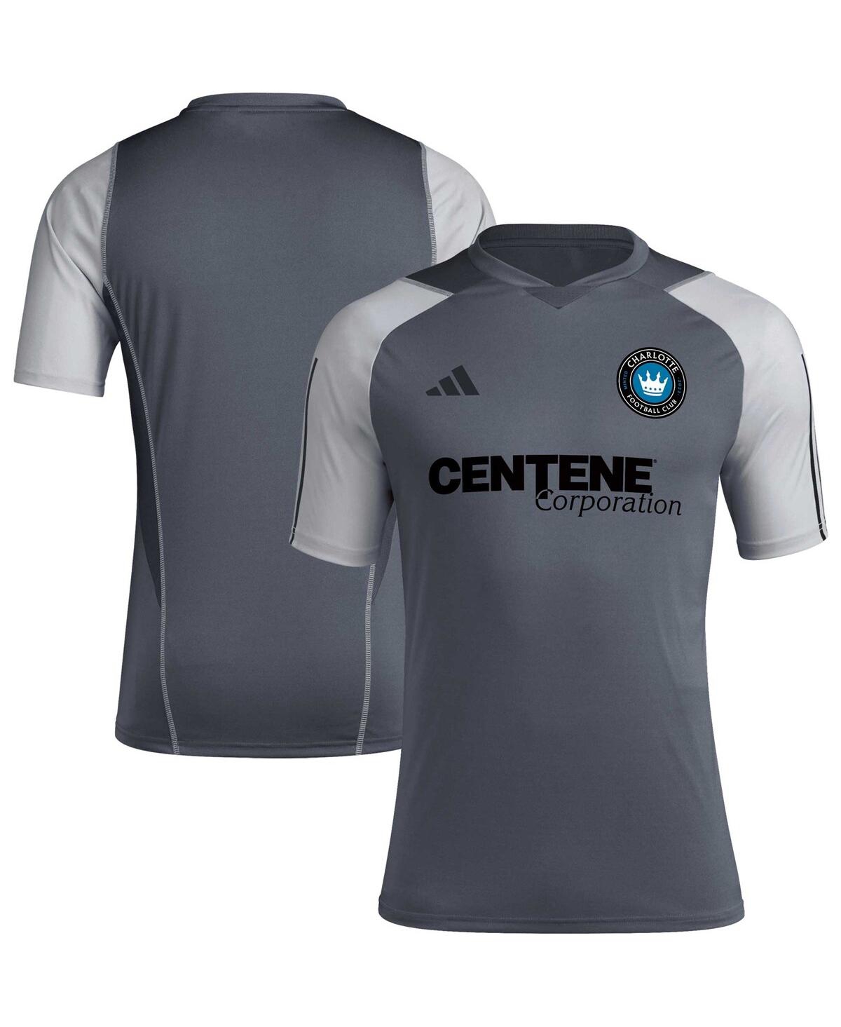 Men's adidasCharlotte Fc 2023 On-Field Training Jersey - Gray