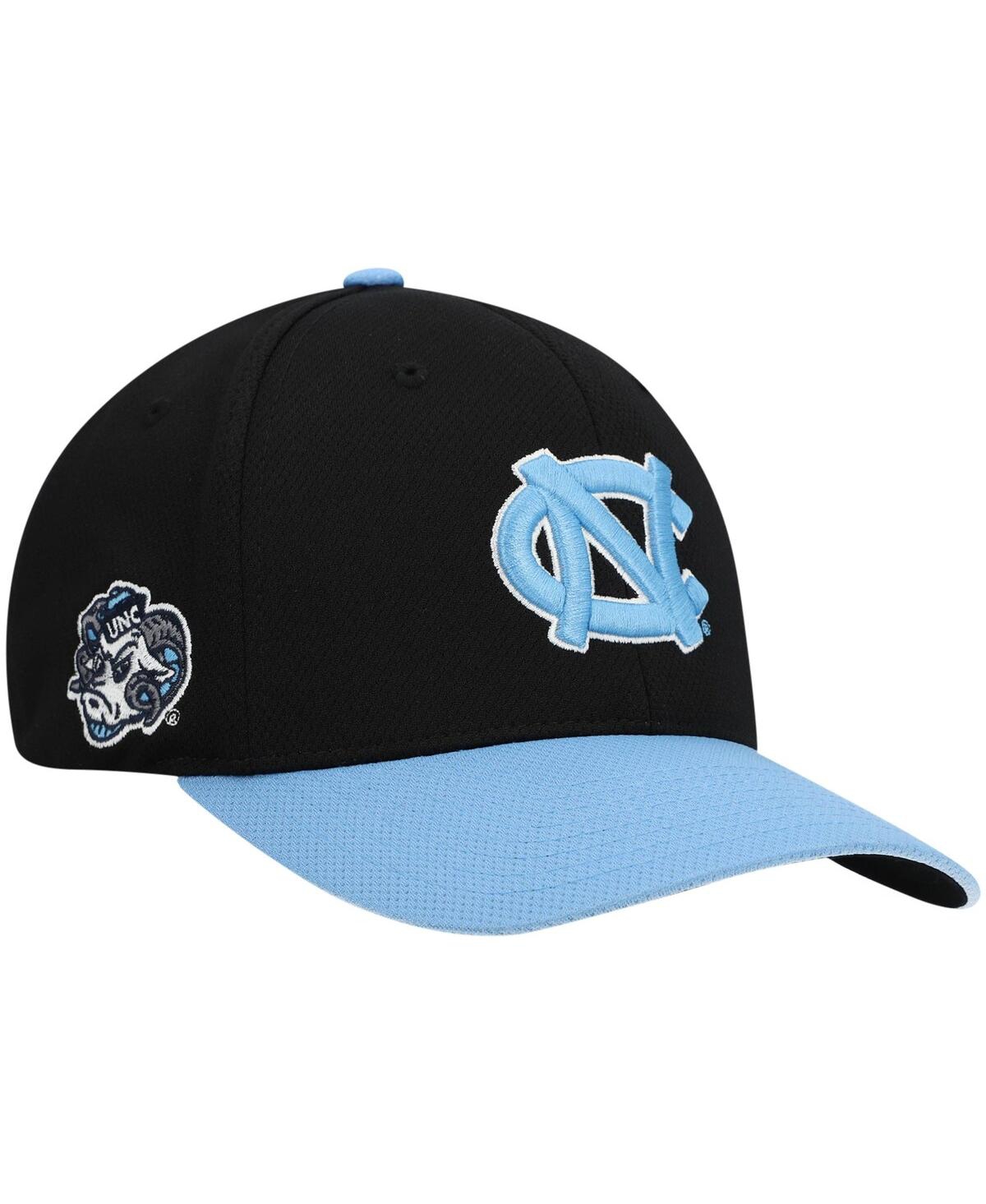 Men's Top of the World Carolina Blue North Carolina Tar Heels Two-Tone Reflex Hybrid Tech Flex Hat - Carolina Blue