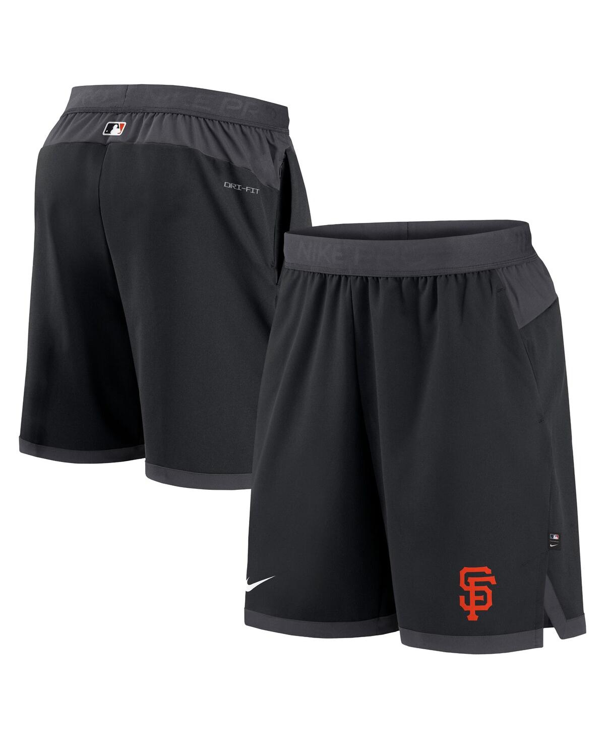 Men's NikeSan Francisco Giants Authentic Collection Flex Vent Performance Shorts - Black