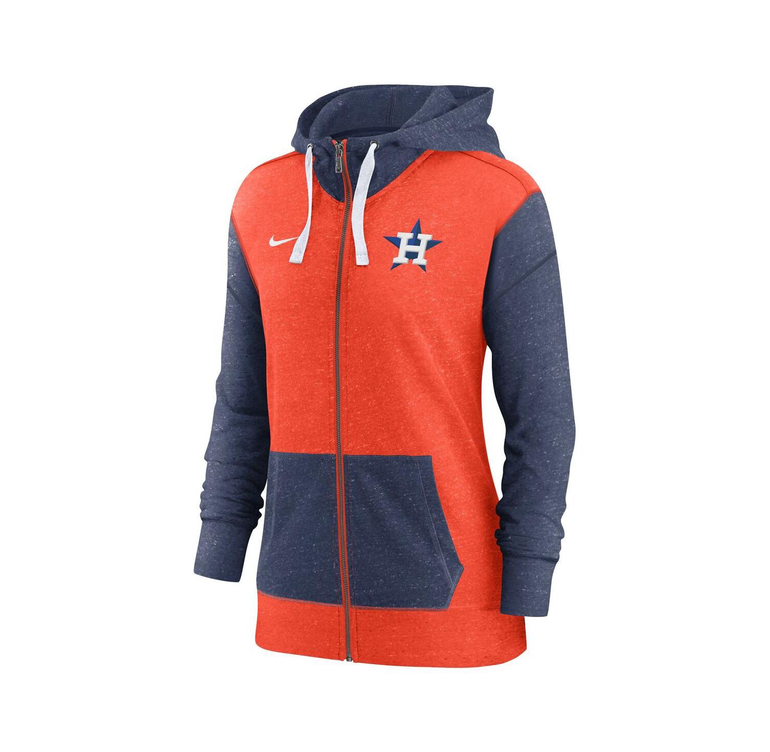 Women's Orange Houston Astros Full-Zip Hoodie