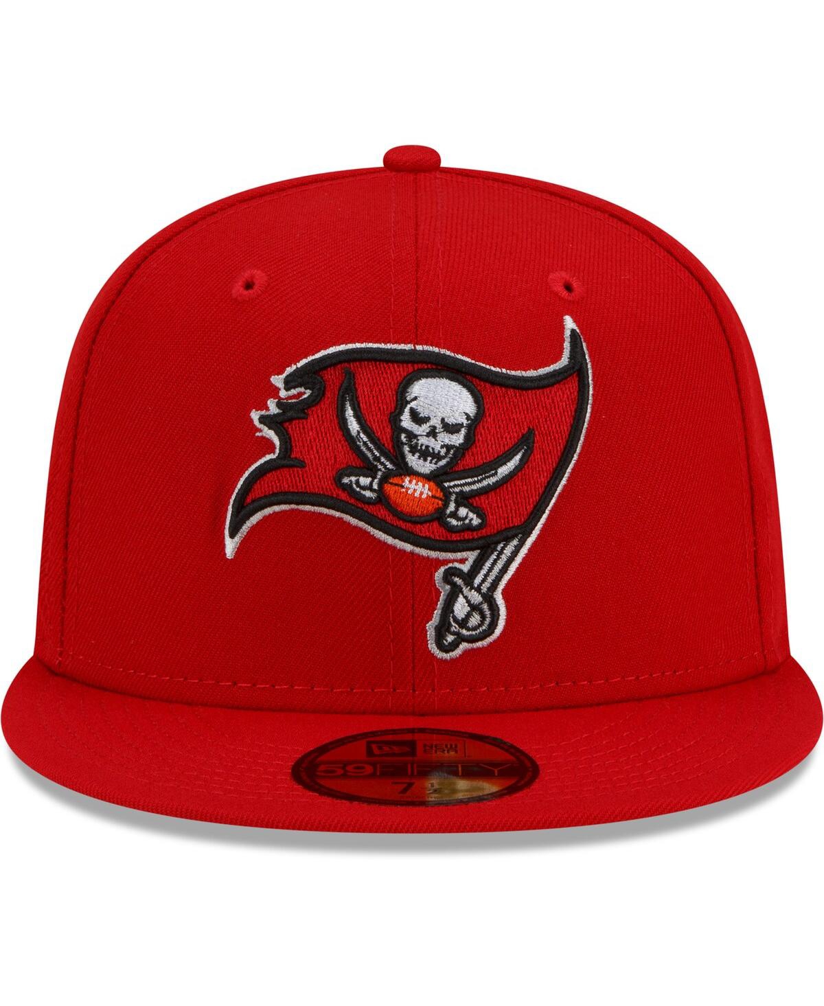 Men's New EraTampa Bay Buccaneers Patch Up Super Bowl Xxxvii 59FIFTY Fitted Hat - Red