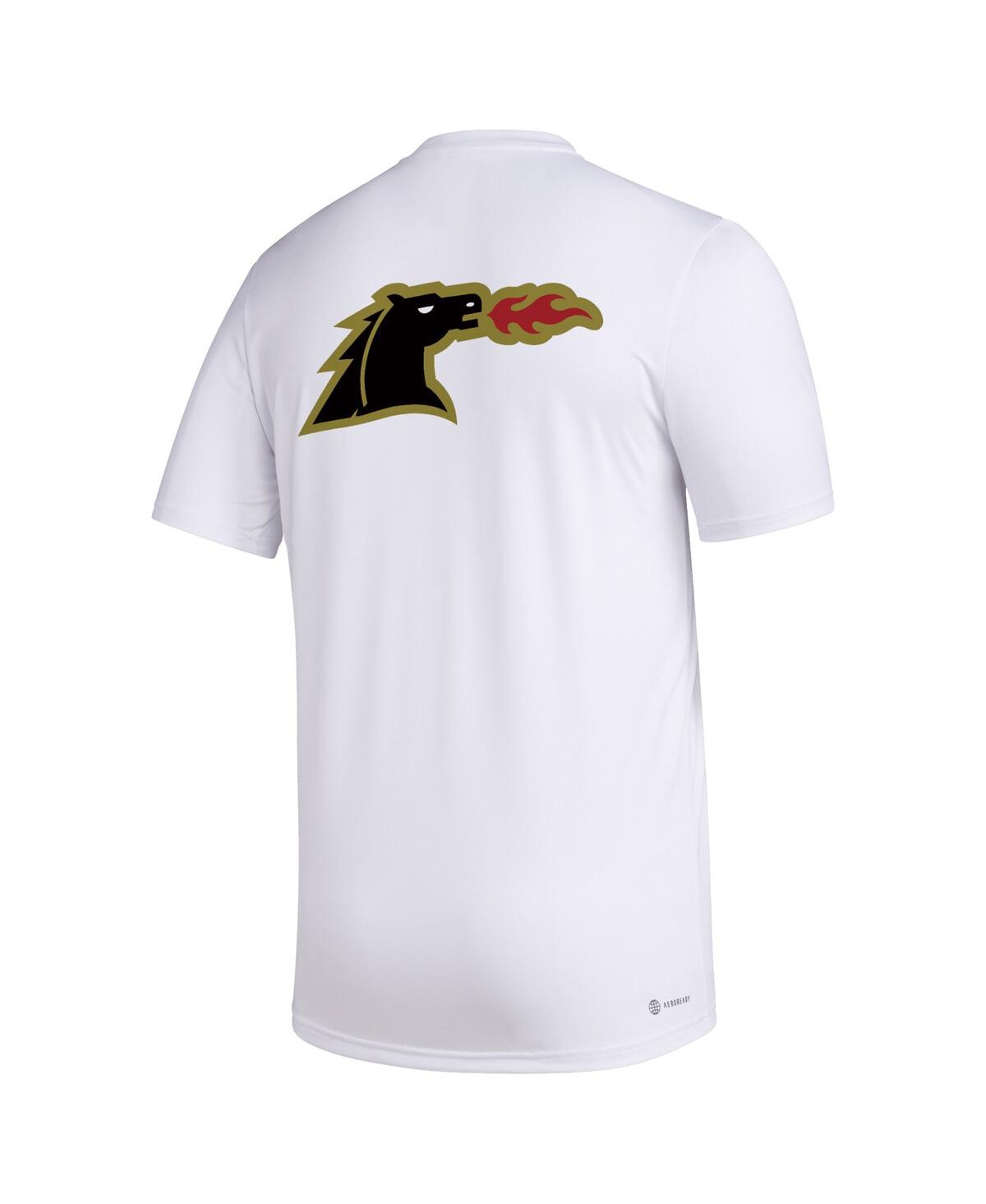 Shop Adidas Originals Men's Adidas White Fc Dallas Team Jersey Hook Aeroready T-shirt