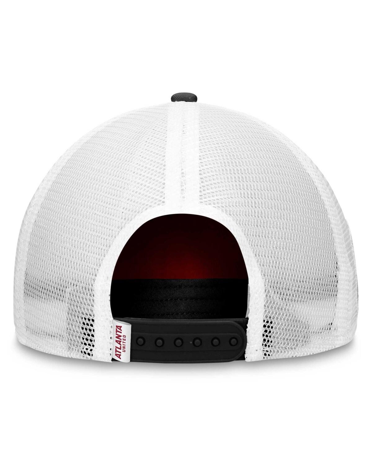 Fanatics Branded Garnet/white Atlanta United Fc True Classic Golf Snapback Hat In Garnet,white