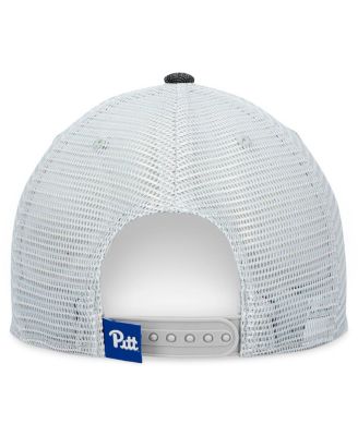 Men's Charcoal, White Pitt Panthers Townhall Trucker Snapback Hat