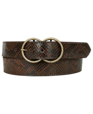 Lucky Brand Double Ring Genuine Leather Belt - Macy display picture 1