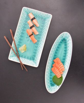 Peacock Rectangular Platter