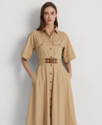 Lauren Ralph Lauren Women's Buckle-Trim Cotton-Blend