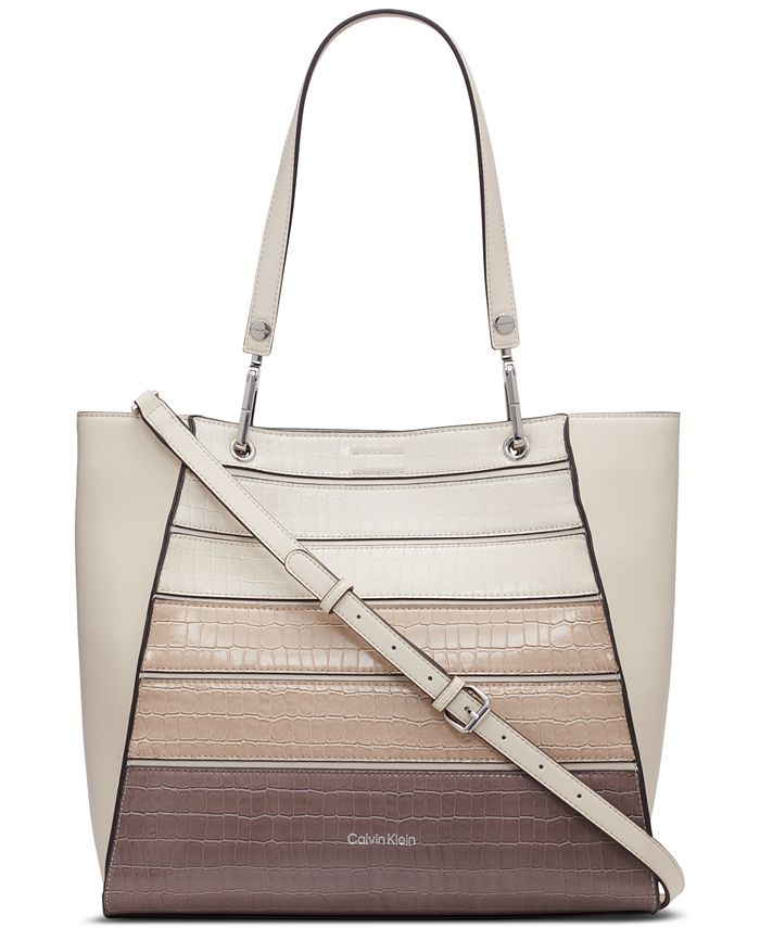 kussen Voorspeller half acht Calvin Klein Garnet Convertible Tote Bag & Reviews - Handbags & Accessories  - Macy's