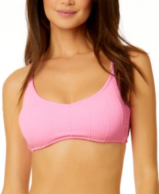Salt + Cove - Juniors' Popcorn-Rib Bralette Bikini Top