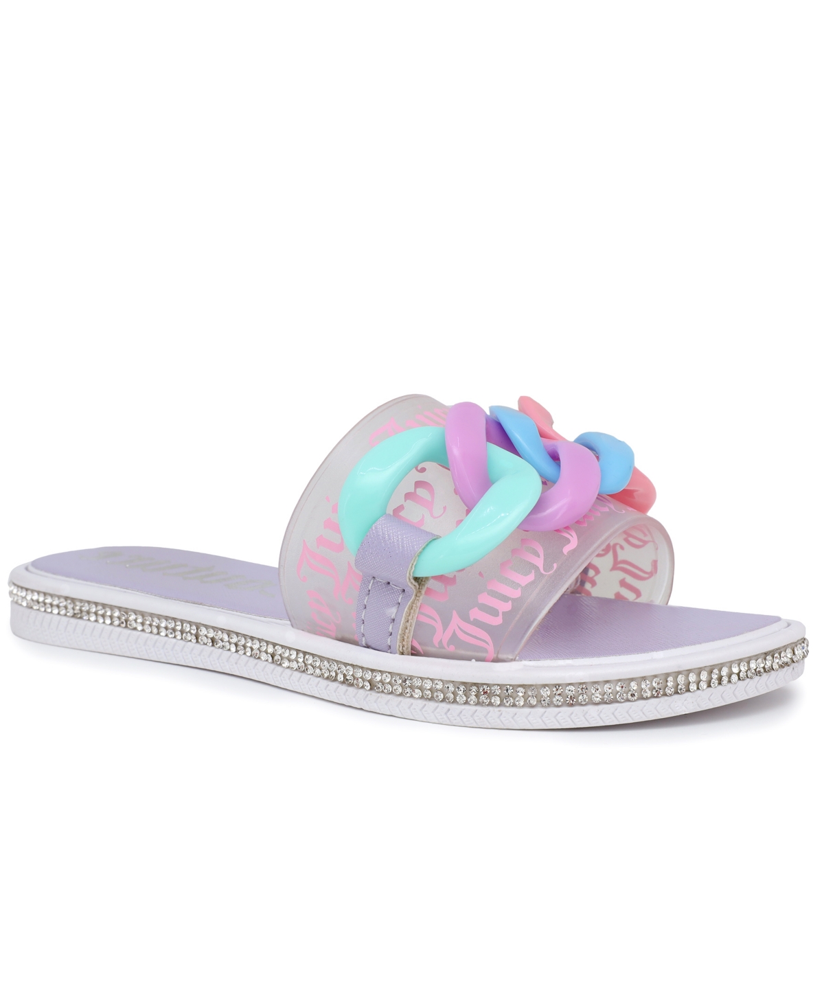 Juicy Couture Little Girls Monterey Park Slides In Pastel
