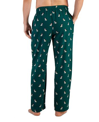 Club Room Men's Holiday Bulldog Flannel Pajama Pants, Created for