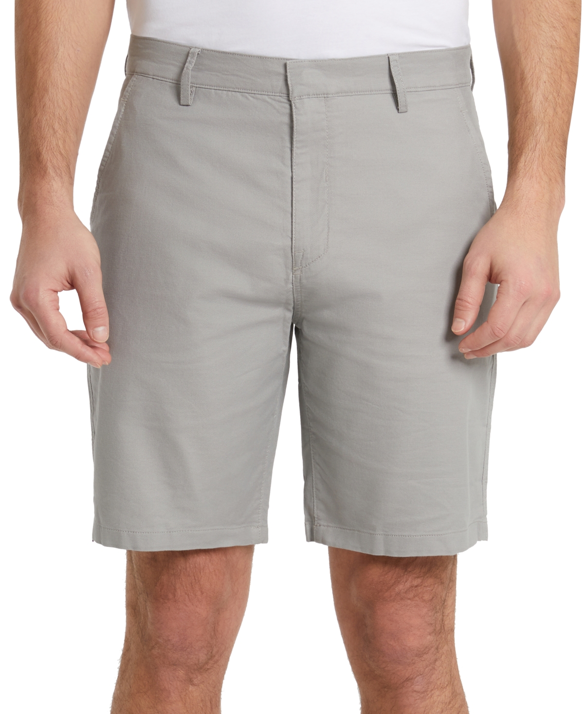 Kenneth Cole Men's Four-pocket Chino Shorts In Grey