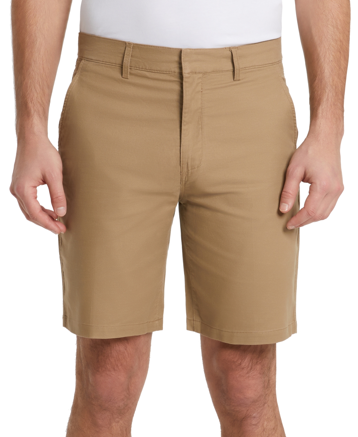 Kenneth Cole Men's Four-pocket Chino Shorts In Light Brown