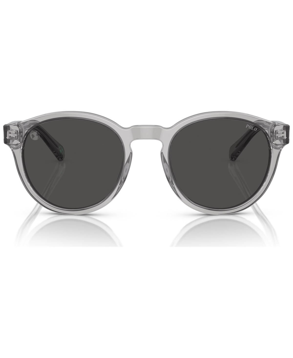Shop Polo Ralph Lauren Men's Sunglasses, Ph4192 In Shiny Transparent Gray