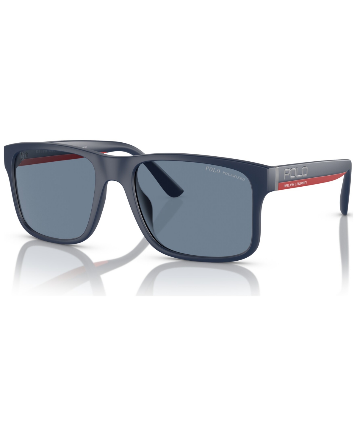 Polo Ralph Lauren Men's Polarized Sunglasses, Ph4195u In Matte New Port Navy