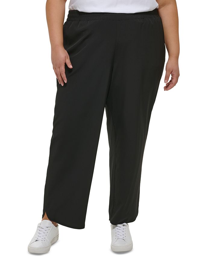 Terra & Sky Women's Plus Size Cotton Blend Fleece Sweatpants, 3