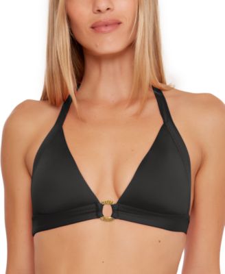 Trina Turk - Women's Monaco Ring-Front Halter Bikini Top