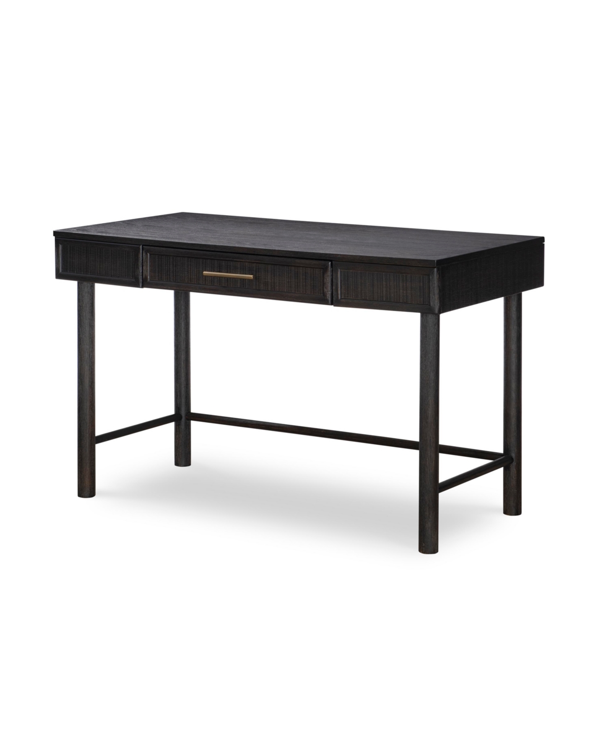 Home Furniture Outfitters Sawyer Wood Dowel Desk In Black