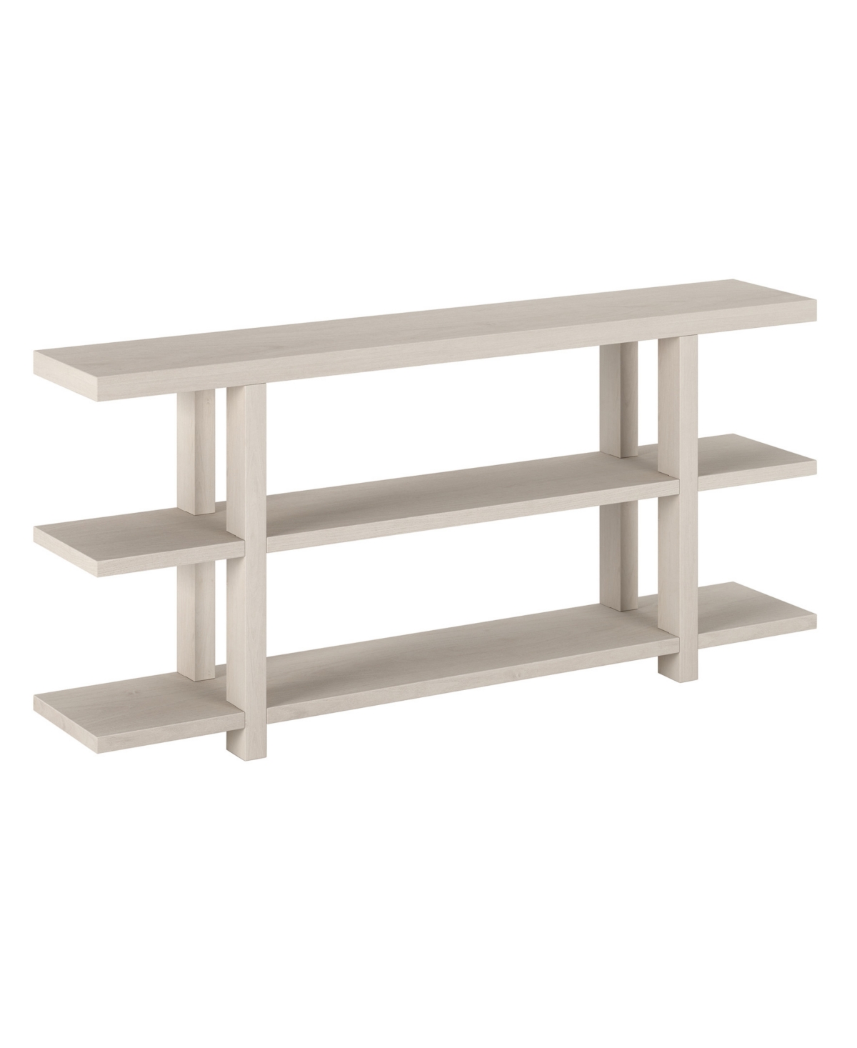 Hudson & Canal Acosta 64" Wide Rectangular Console Table In Alder White