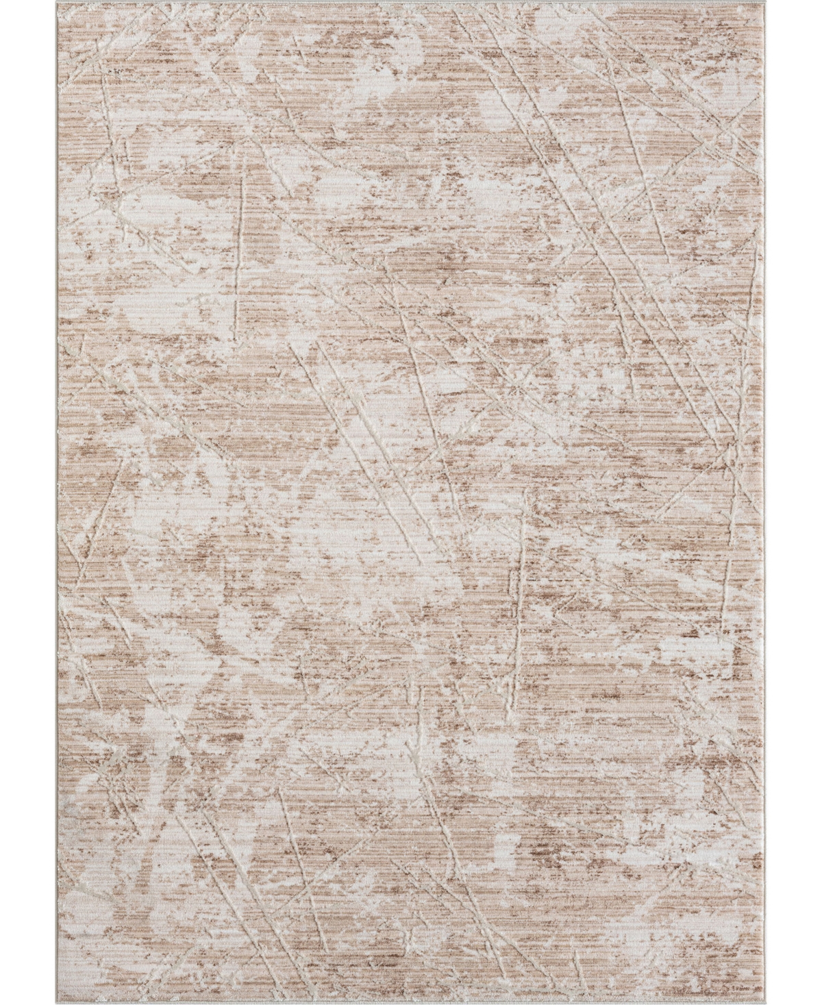 Lr Home Laurel LAURL82304 7'9in x 9'9in Area Rug - Beige