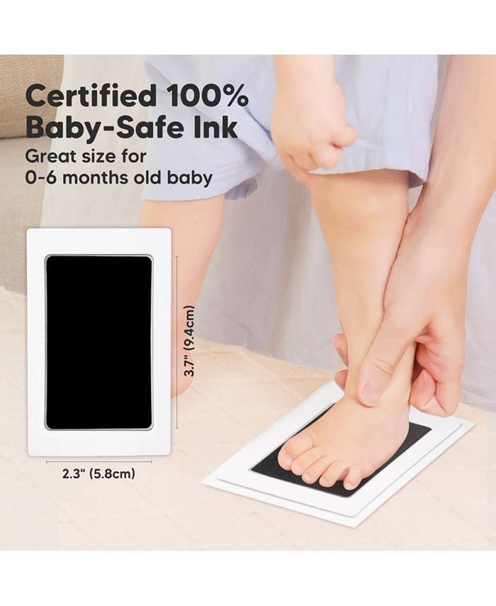 KeaBabies Inkless Baby Hand And Footprint Kit Frame, Mess Free Baby Picture Frame for Newborn