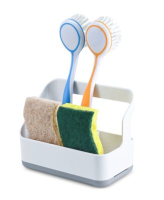 Kitchen Sink Sponge Organizer with Drip Tray