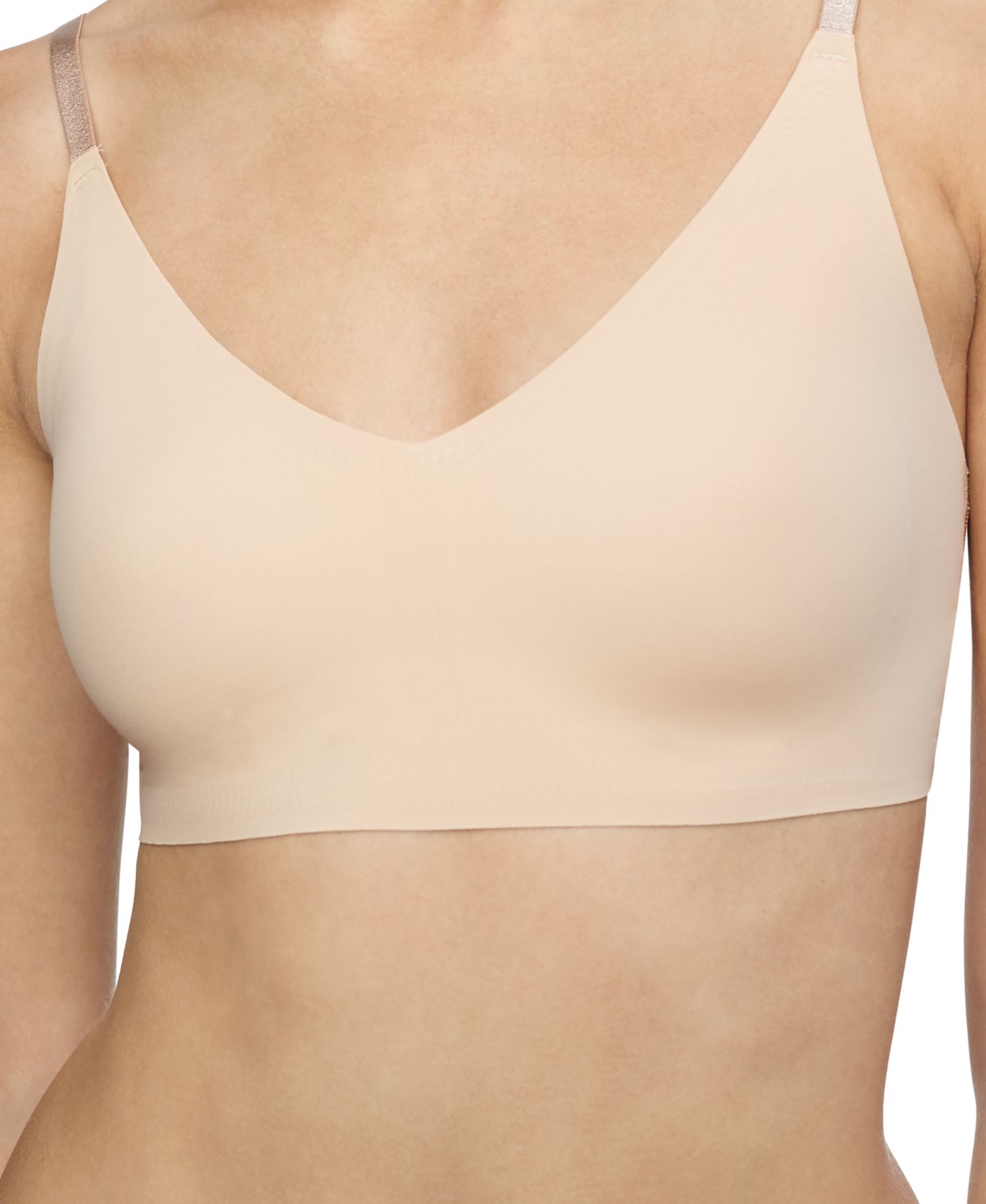 Women's Invisibles Comfort Lightly Lined Triangle Bralette QF5753