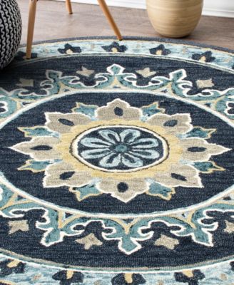 Valentin VLNTA-569 7' x 7' Round Area Rug