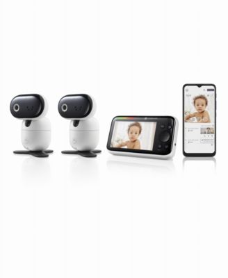 Connect 5.0" Wi-Fi Motorized Video Baby Monitor, 2 Camera Set