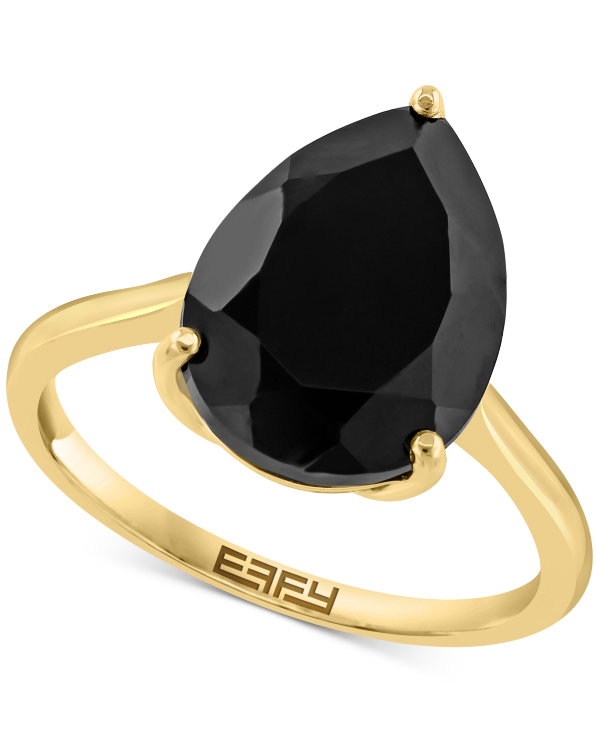 Effy Collection Effy Onyx Pear Statement Ring In 14k Gold
