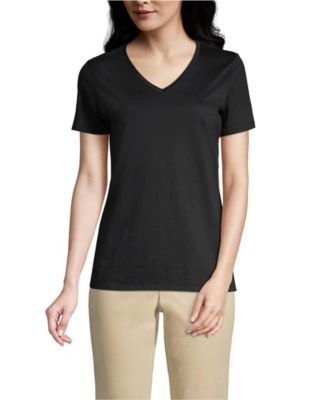Women's Relaxed Supima Cotton V-Neck T-Shirt
